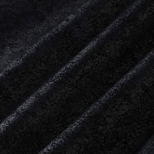 image for MIARHB Mens Bomber Leather Jacket, Warm Faux Leather Motorcycle Shearl