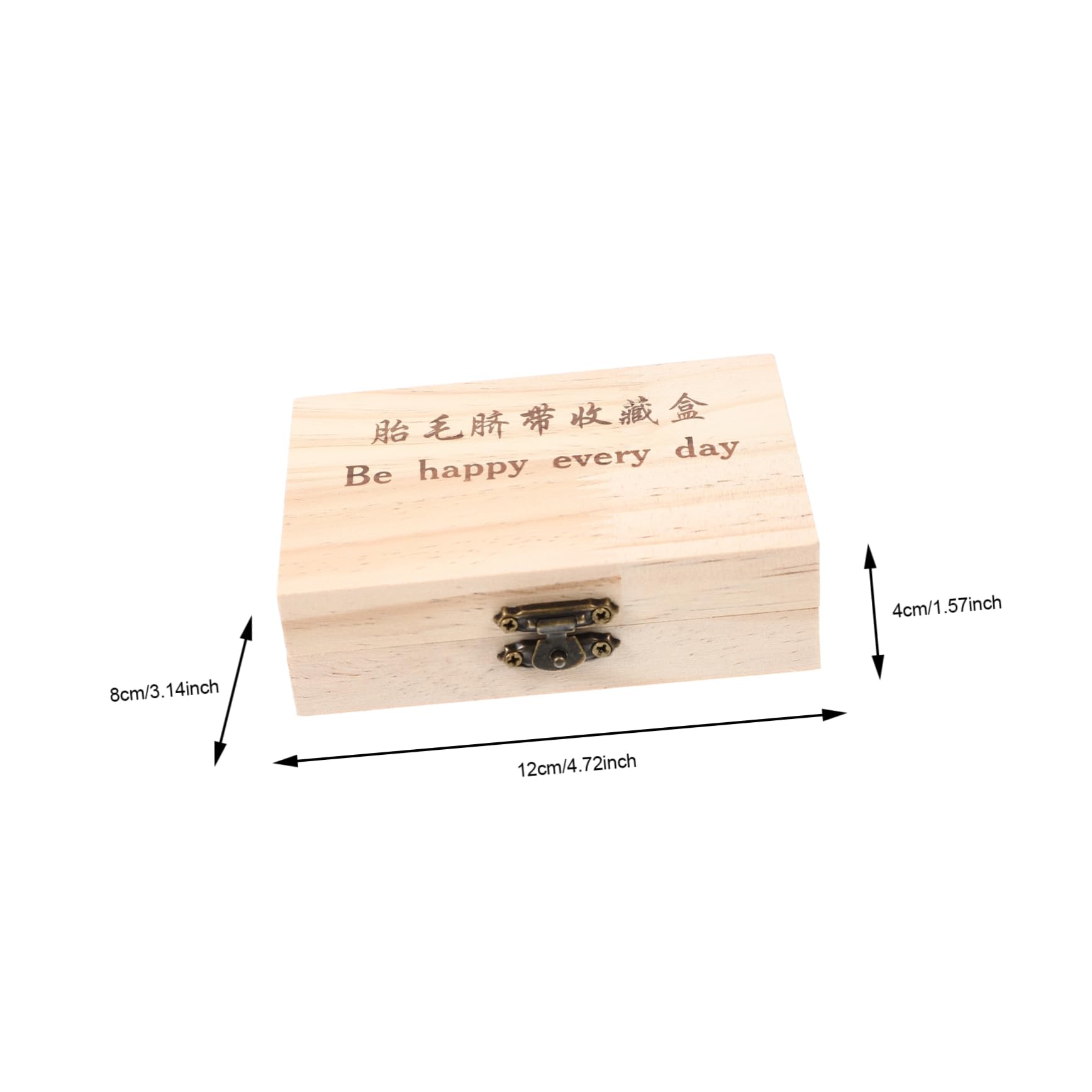 NAMOARLY Keepsake Box for Fetal Hair and Tooth Storage Adorable Collection Box with Buckle Design Compact Umbilical Cord Preserving Bottle for Childhood Memories