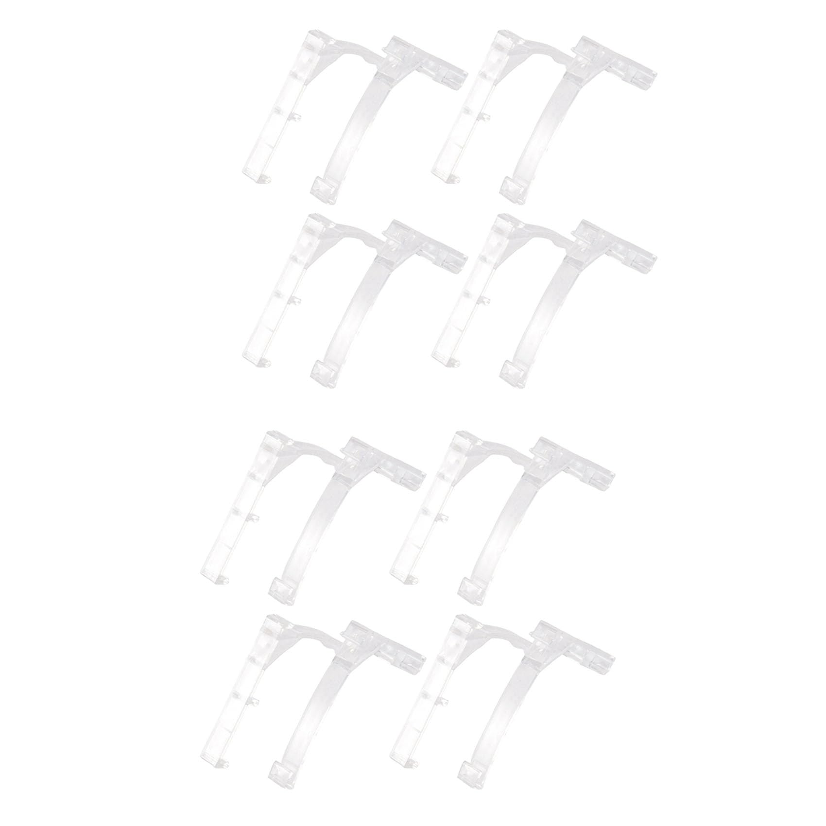 Onchdbfhuu 2X Valance Clips Plastic Vertical Blinds Brackets 3.5 Inch Vertical Blinds Clear for Blinds Parts Accessory Components