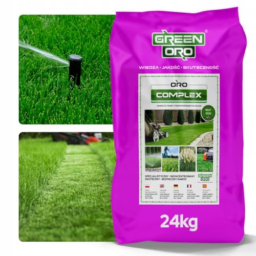 GREEN ORO ORO COMPLEX 24KG - Fertilizante especial de alta eficacia para el cuidado del césped y el control del musgo
