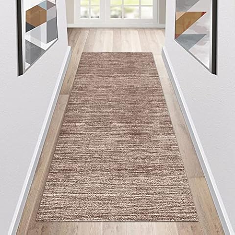 Tapis de Couloir Siunwdiy Marron Clair Cover