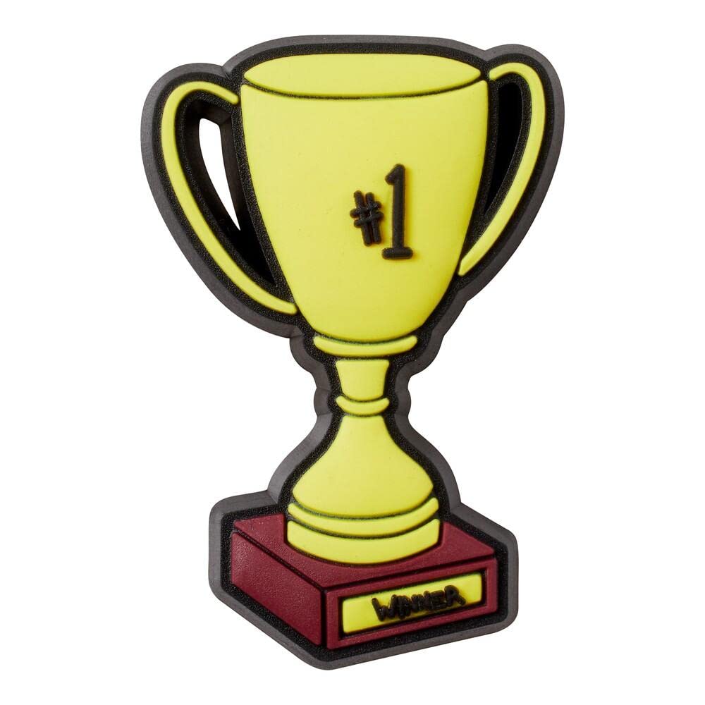 Crocs Jibbitz Sports Shoe Charms| Jibbitz, Number One Trophy, One Size
