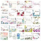Bubnova 25 Tarjetas postales únicas, Postales de felicitación, Postales bonitas y originales, Postales Cumpleaños 10x14 cm (Felicidades 01)