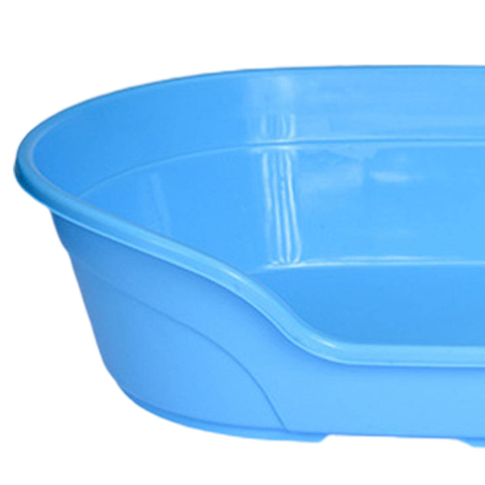 Cama para Gatos, Manta de Baño, Cojín Antideslizante, Nido, Alfombrillas Acogedoras, Caseta para Perros, Baño para Gatitos, Azul, 57cmx37.6cmx14cm
