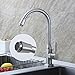 Produktbild Auralum Elegant Hochwertig Kaltwasser Armatur Küchenarmatur Wasserhahn für Waschbecken Küche Spüle