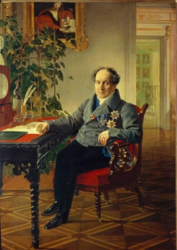 Poster Image Déco D'Art Murale Portrait d'Alexandre Golitsyne Toile 60x90