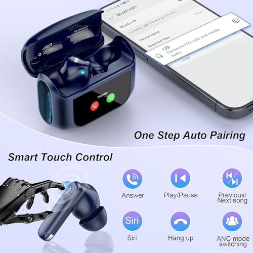 QXUFV U9 Blue Wireless Earbuds - Image 7