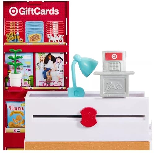 Barbie Doll Skipper & Playset, Target Supermarket With 25 Grocery Store-Themed Accessories Including Food, Check-Out Counter & Shelves #TOP3