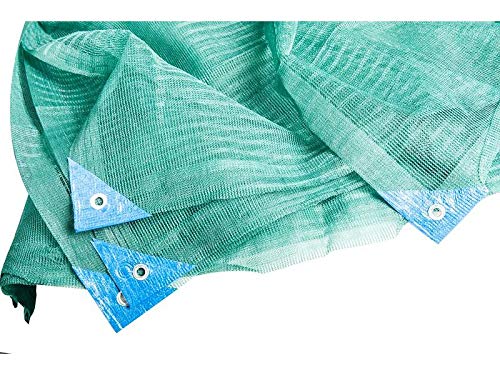 eacommerce telo antispina rete per raccolta olive light 33 gr/mq intera o con apertura centrale colore verde con angoli rinforzati (rete con apertura, 6x6 mt)