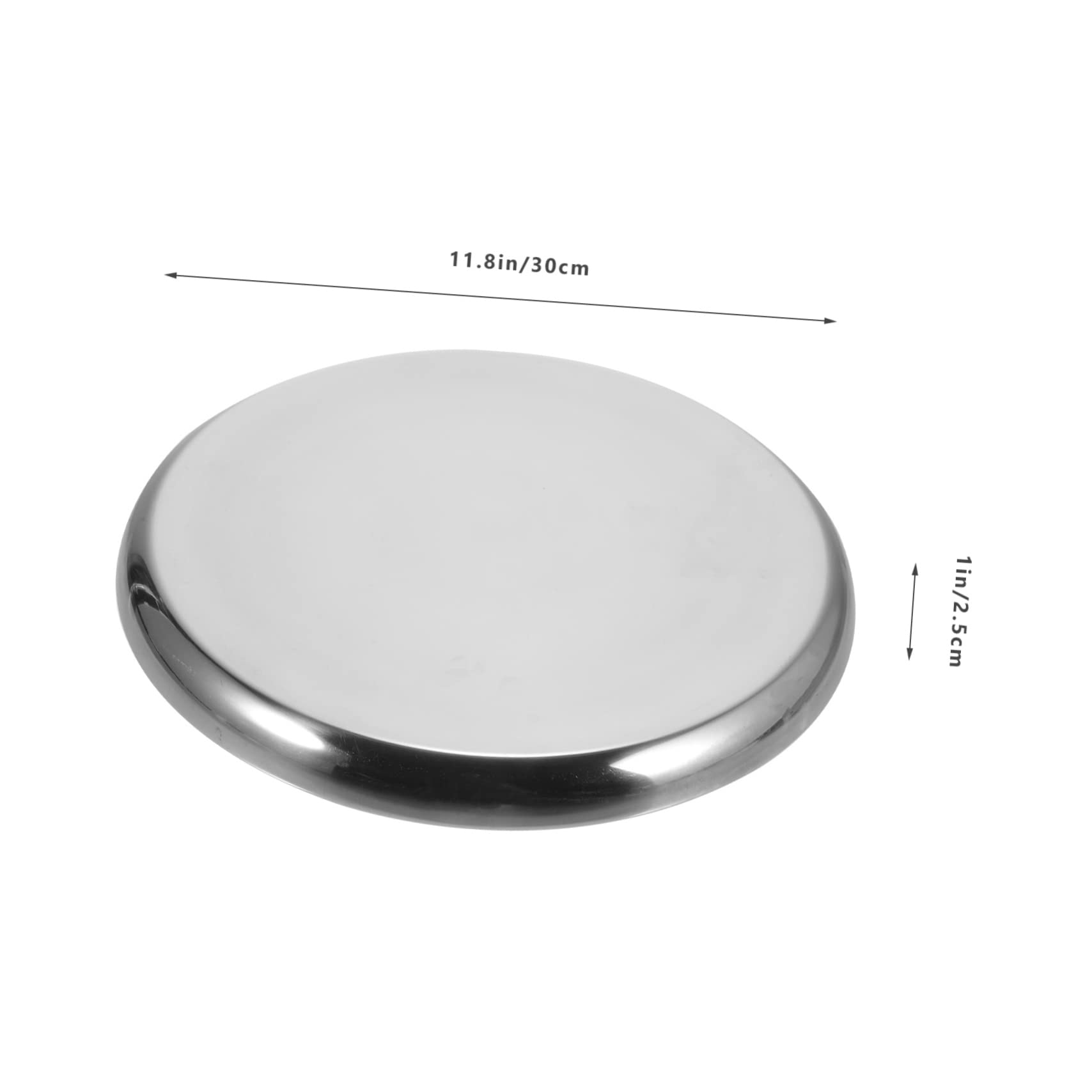 HEALEEP Stainless Steel Round Stool Cushion Replacement Pad Heavy-Duty Seat for Kitchen and Dining Room Easy to Clean Scratch-Resistant Surface Material