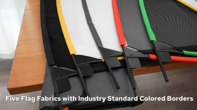 Godox SF6090 Foldable Scrim Flag Kit With 5 Flags 60 X 90 Cm / 24 X 36 Inches For Shaping, Blocking, Diffusing, Versatile, Portable Photography Light Modification Kit With Carry Bag - View #3