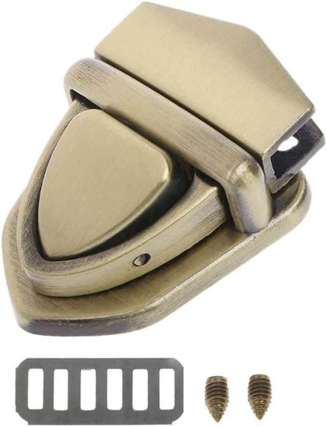 10Pc Turn Locks Lock DIY Metal Clasp Handbag Shoulder Bag Purse Bag Accessories Metal Buckle(D)