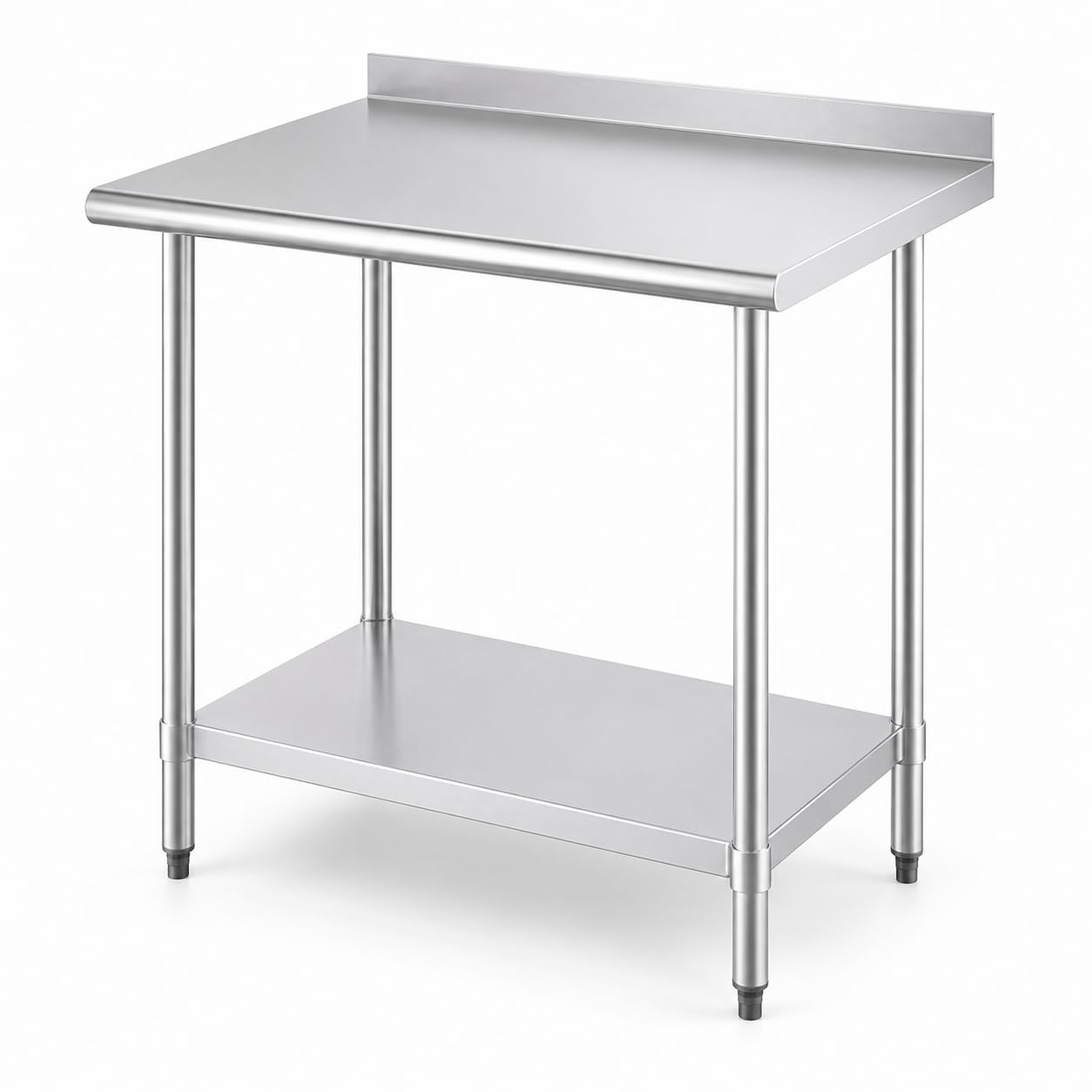 24" x 36" 16 Gauge 430 Stainless Steel Work Table by Glownary – Steel, Silver, Model 522etsp24362