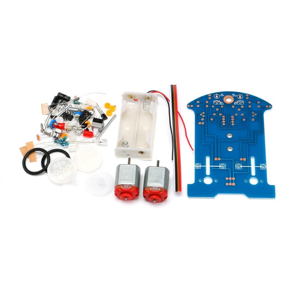ISTOVO 1 zestaw do lutowania ćwiczeń, zestaw do nauki elektroniki Smart Car Project Kits Track Following RCar DIY DIY Electronic Kit DIY Electronic Kit