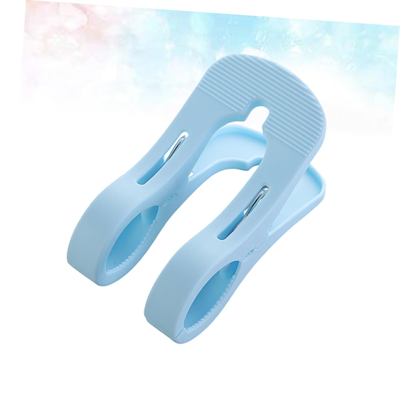 Zerodeko 10stücke Teiliges Große Winddichte Wäscheklammern Aus Strapazierfähigem Pp-Kunststoff rutschfest Mit Starken Zähnen Für Bettdecken Und Schwere Kleidung Blauer Clip Für Wäsche Und s
