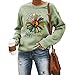 YourTops Women Hippie Soul Shirt Free Soul Camper Sweatshirt (1-Green,Small,US,Alpha,Adult,Female,Small,Regular,Regular)
