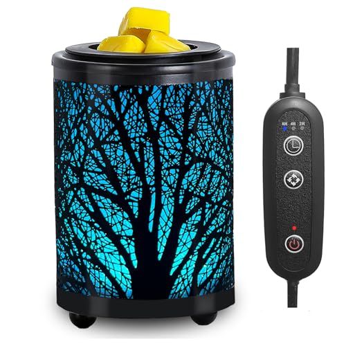Leyoue Electric Wax Melt Warmer with Timer - PTC Heating Plate & 7 Colors LED Changing Light,...