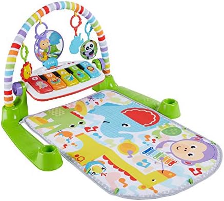 Fisher-Price Deluxe Kick 'n Play Piano Gym, Green, Gender Neutral (Frustration Free Packaging)