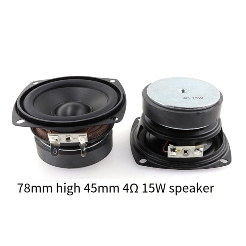 HiFi Home Sound Theater Subwoofer 78mm 4ohm 15w 3 Pollici Convex Woofer per Altoparlanti
