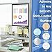 MFoffice 11x17 Window Poster Frame Made of Durable PVC and Strong Magnetic,Self Adhesive Flexible Display Frame,Black,Pack of 2
