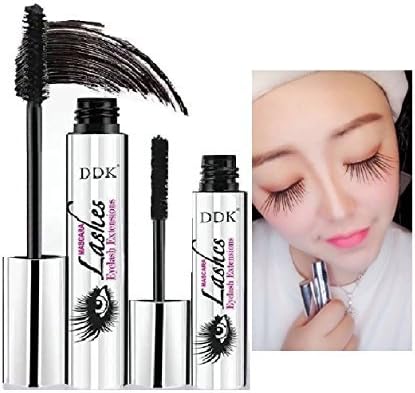 DDK 4D Mascara Cream Makeup Lash Cold Waterproof Mascara Eye Black Eyelash Extension crazy long Style Warm Water Washable Mascara