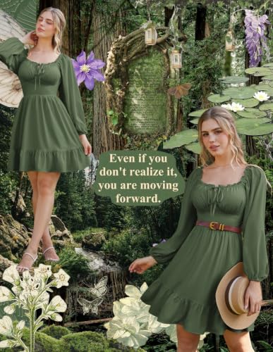 Image of Scarlet Darkness Women's Renaissance Off Shoulder Corset Mini Dress | Puff Sleeve, Lace-Up Front, Smocked, Flowy Fairy, Medieval, Peasant, Cottagecore, for Ren Faire, Pirate, Party, Daily