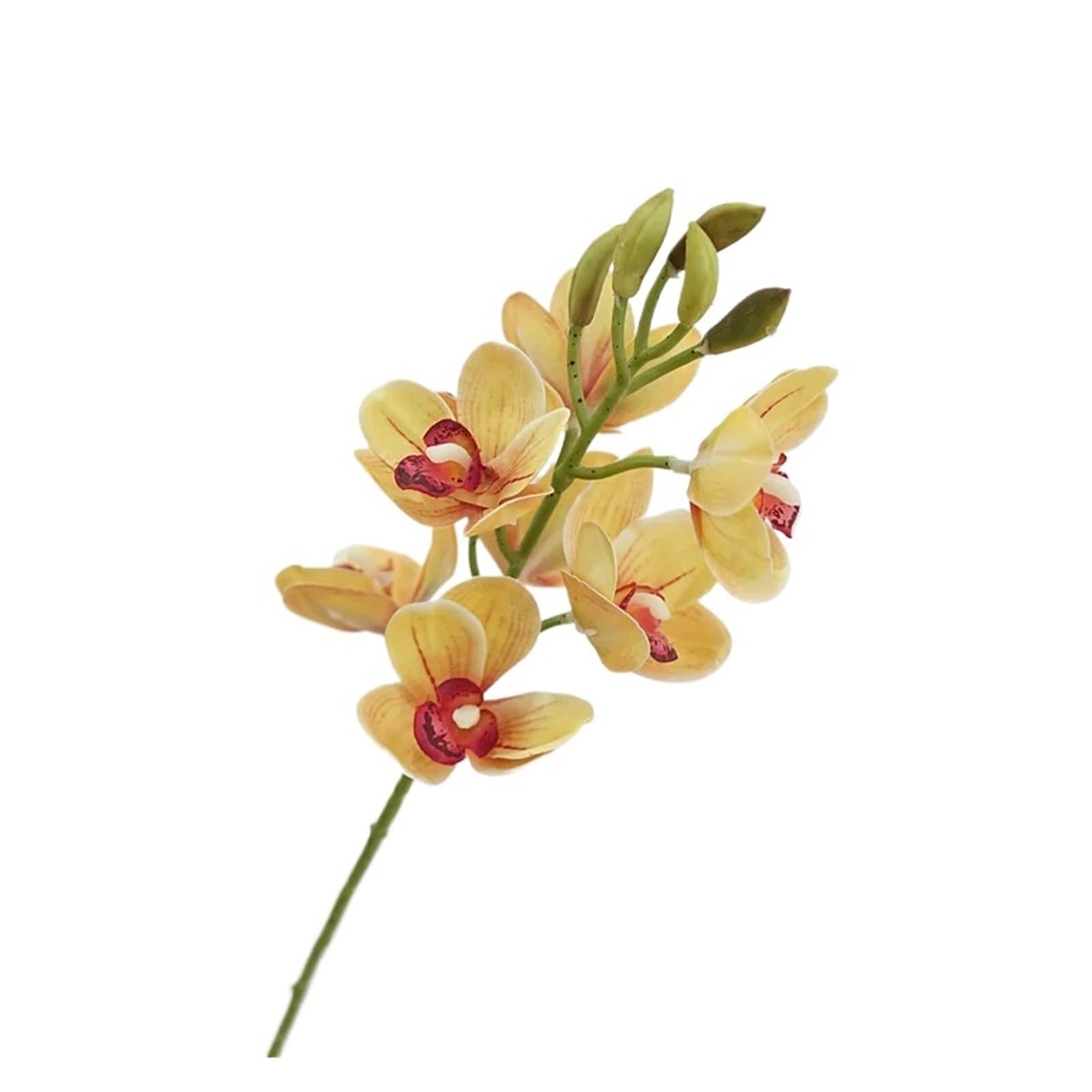 Casetlong 5Pcs Artificial Flowers For Home Decoration Wedding Party Flower Arrangement(Yellow)