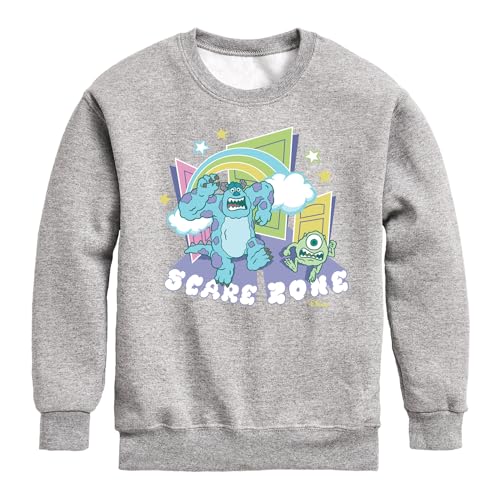 Disney - Monsters Inc. - Scare Zone in The Clouds - Toddler & Youth Crewneck Fleece Sweatshirt