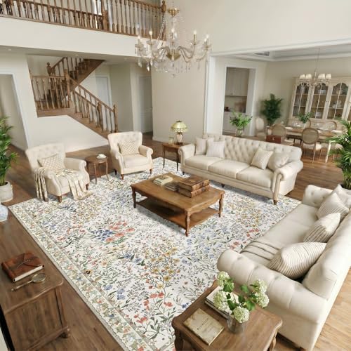 12x15 Vintage Floral Rug