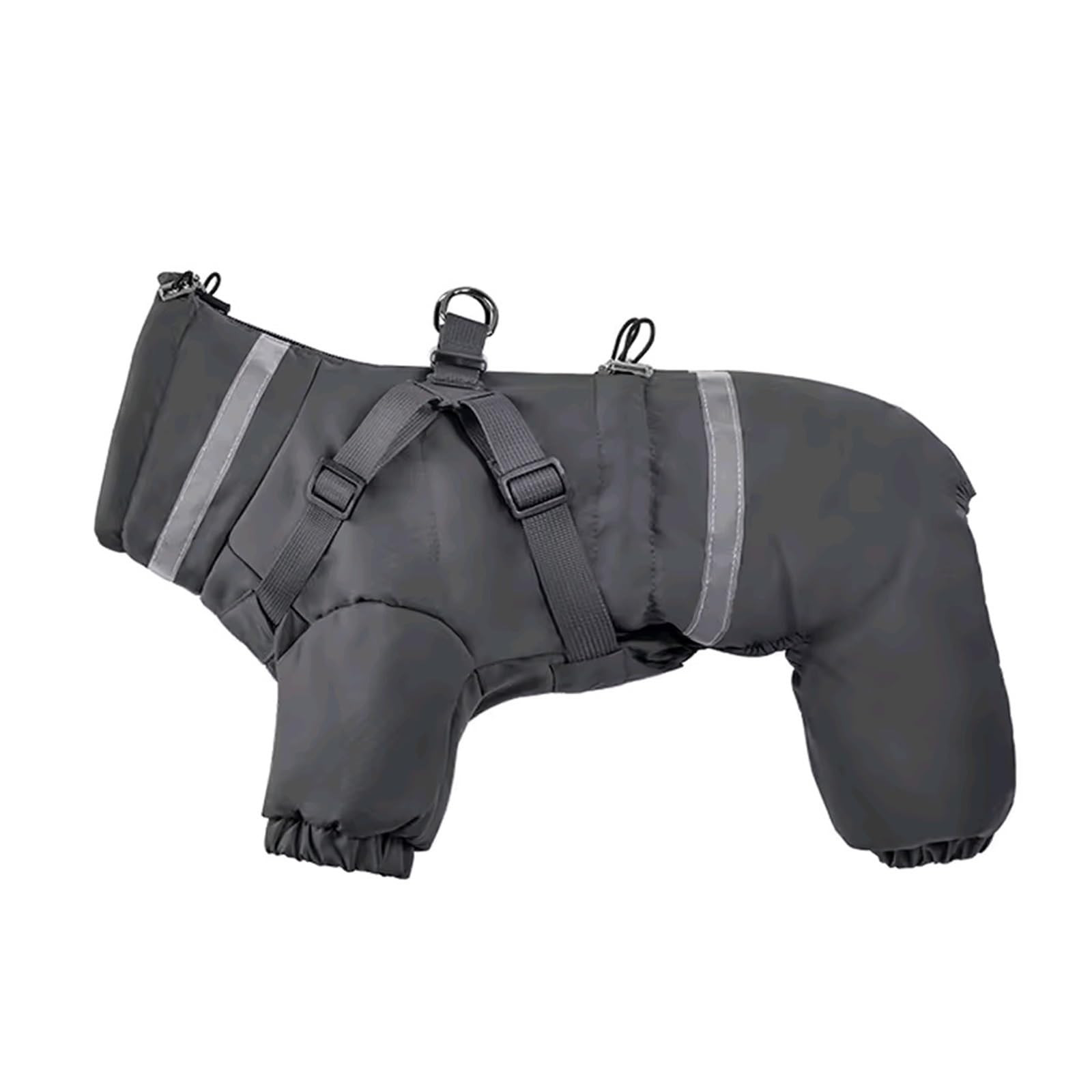Manteau imperméable pour chien et chiot : veste de pluie réfléchissante anti-froid XL