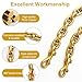 AIERSA Gold Chain for Purse,18‘’ Purse Chains for Handbags,Chunky Purse Chain,Gold Chain Purse Strap, Antique Gold Bag Chain for Purse Chain Accessories