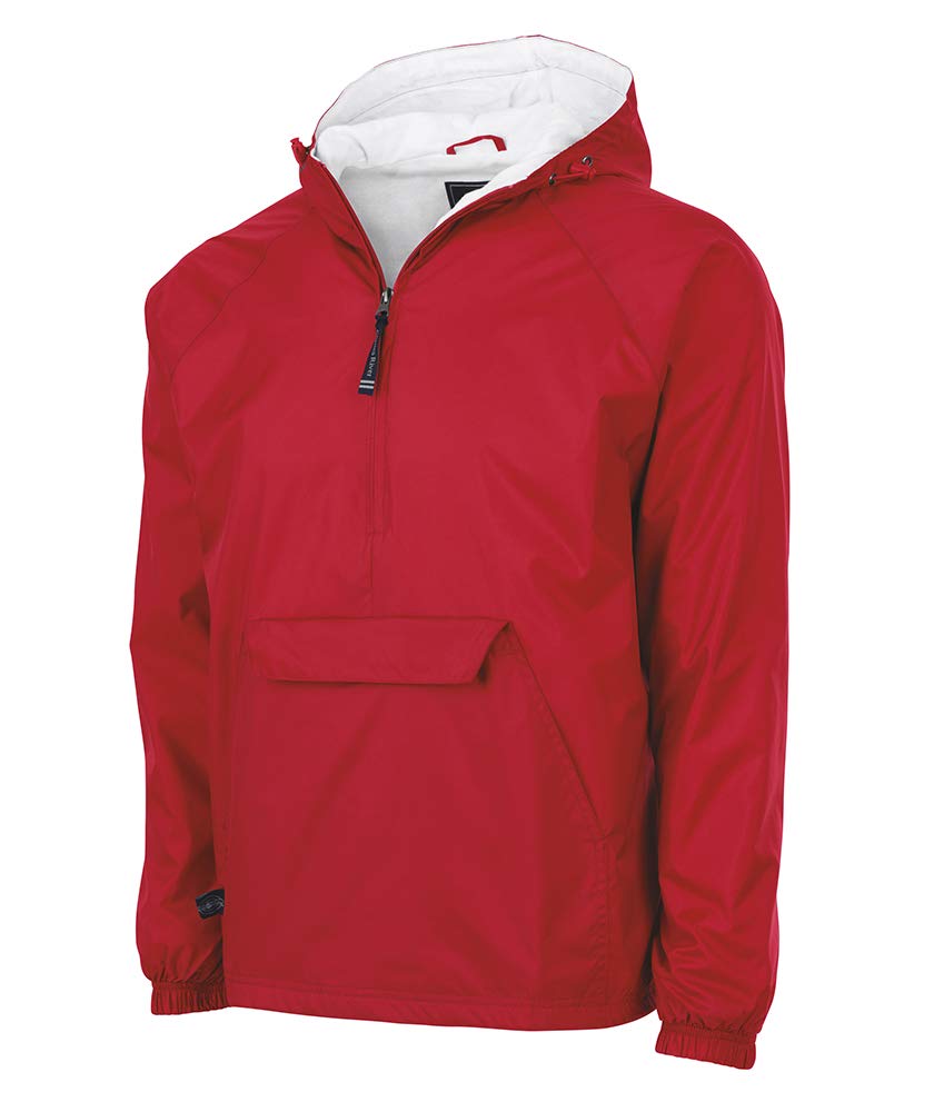 quarter zip rain jacket pullover