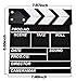 Wendin Wooden Clapboard Director Film Movie Cut Action Scene Slateboard Clapper Board Slate Black