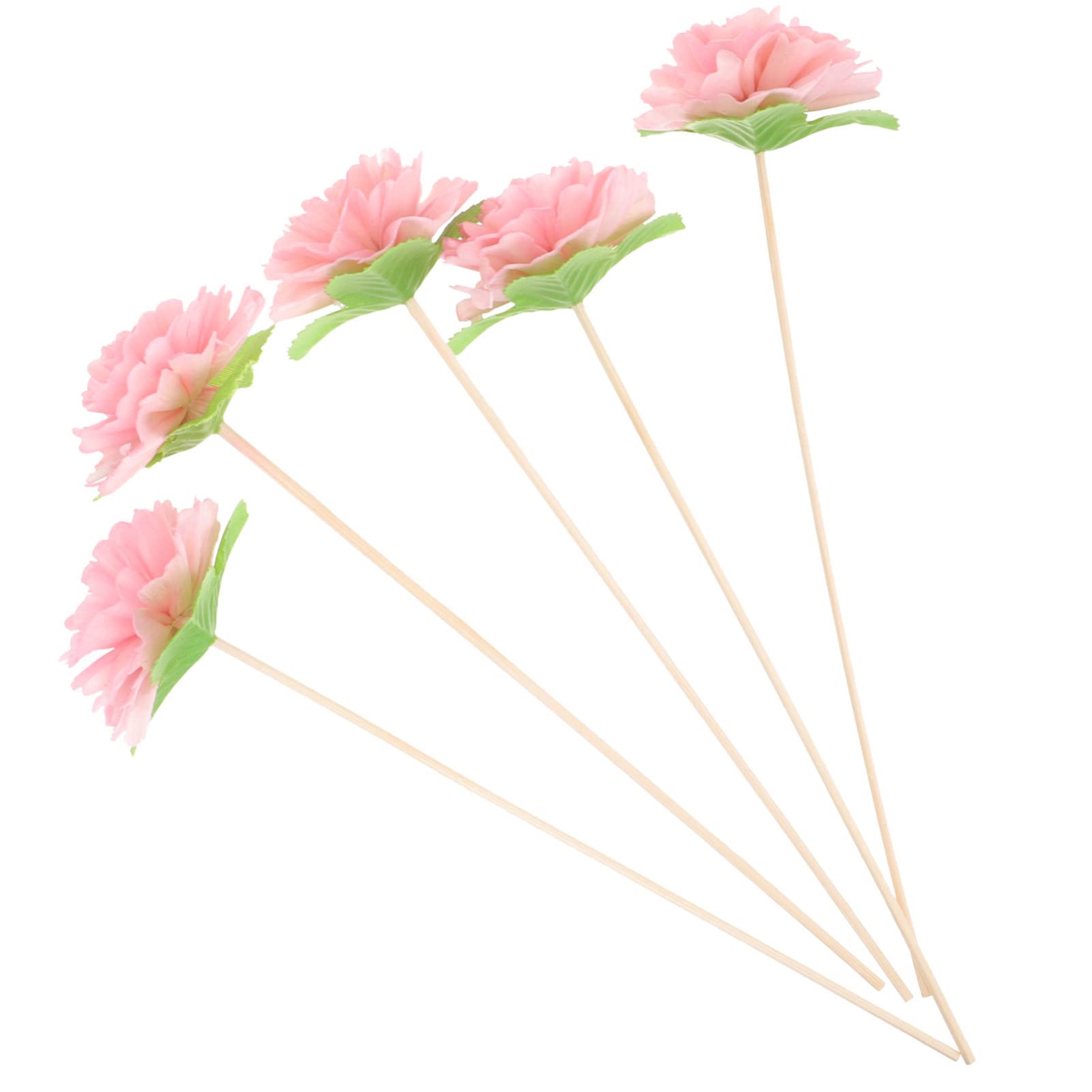 ARTIBETTER 5pcs Decorative Diffuser Sticks Natural Rattan Flower Replacement for Home Wedding and Relaxation Scents Diffuser Accessories