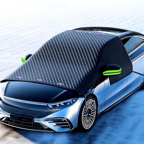 Couverture d'écran de voiture magnétique contre la neige
