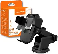 Suporte Veicular Carro Universal para Celular GPS Ventosa Gruda Painel Vidro Carro Ajustável 360 Smartphone Fixação Segura Estável Trava Automática Anti Queda Waze Uber