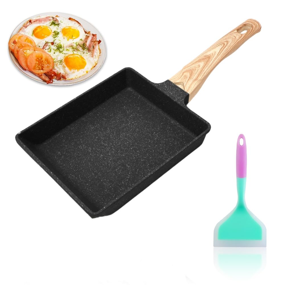 Padella Tamagoyaki Per Omelette Giapponese - Antiaderente Per Induzione E Gas - Foto 7