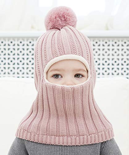 Image of Baby Girls Boys Winter Hat Scarf Kids Earflap Hood Scarves