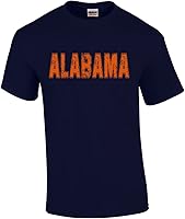 Vista 8 de Camiseta de manga corta para hombre, diseño con nombre de estado desgastado, para hombre