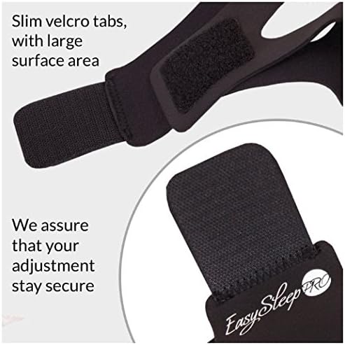 EasySleep Pro Adjustable Stop Snoring Chin Strap (Red)