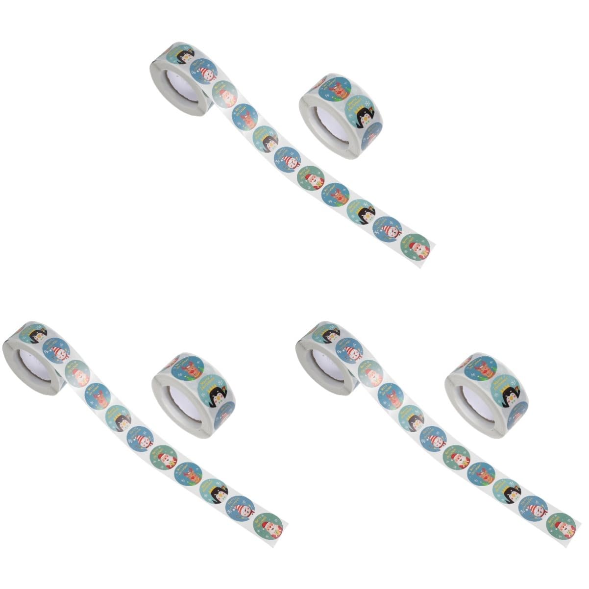 MAGICLULU 6 Adesivi Natalizi Per Regali e Decorazioni Etichette Adesive Per Buste Biglietti e Scatole Design Diversificati e Facili Da Applicare Per Natale