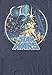 Star Wars Men's T-Shirt, Navy Htr, large