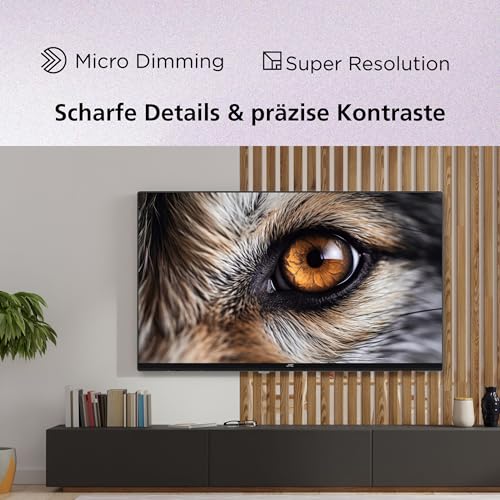 JVC Fernseher 32 Zoll Smart TV VIDAA HD-Ready HDR Fernseher mit 80 cm Bildschirmdiagonale und integriertem Triple-Tuner, LED TV LT-32VDH2555 (2026) JVC Fernseher 32 Zoll Smart TV VIDAA HD-Ready HDR Fernseher mit 80 cm Bildschirmdiagonale und integriertem Triple-Tuner, LED TV LT-32VDH2555 (2026)