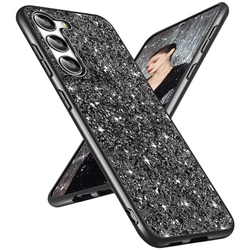 Coque Samsung S25 paillettes fine silicone robuste pour femme