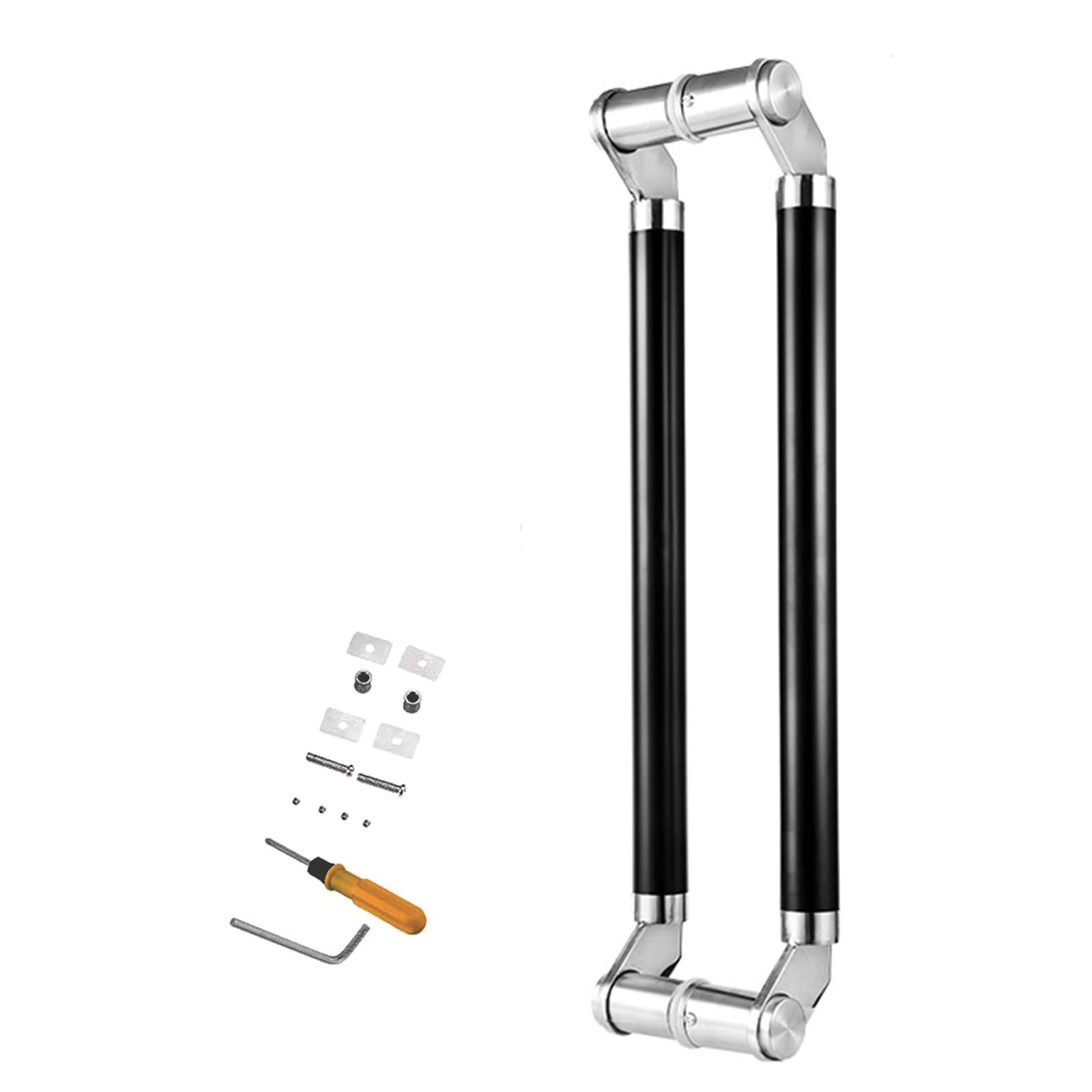 Poignées de porte de douche de remplacement et tirage inox 24 à 60 pouces