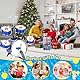 NonKob Kinder Schlagzeug Schlagwerk Drumset, Trommel Kinder Spielzeug Sets 5 Trommelns mit Hocker, Musikinstrumente Kinder ab 3 Jahre, Lernspielzeug Geschenk für Kinder ab 3 4 5 6 Jahre