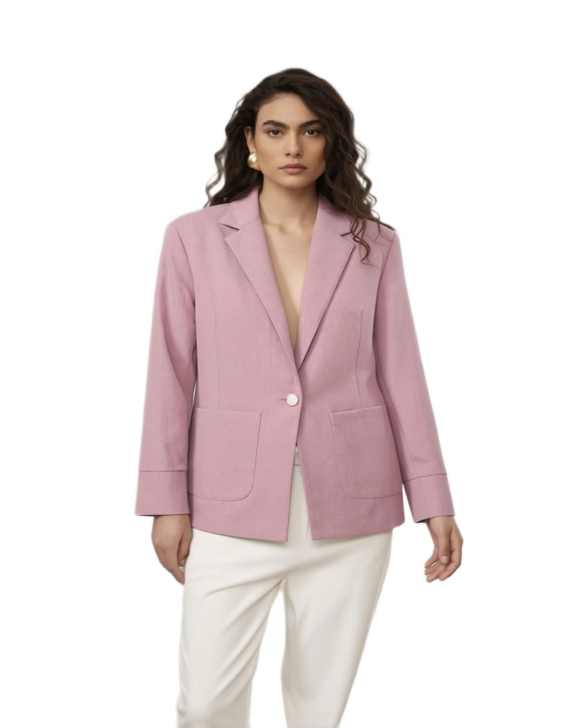 perfect productions | Ladies Office Wear Blazer | Smart Casual Lavender Blazer for Women-picture-25