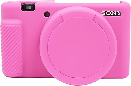 Miniatura 1 de Easy Hood Funda de cámara para cámara Sony ZV-1, funda extraíble para lente, funda de silicona suave antiarañazos compatible con cámara Sony ZV-1