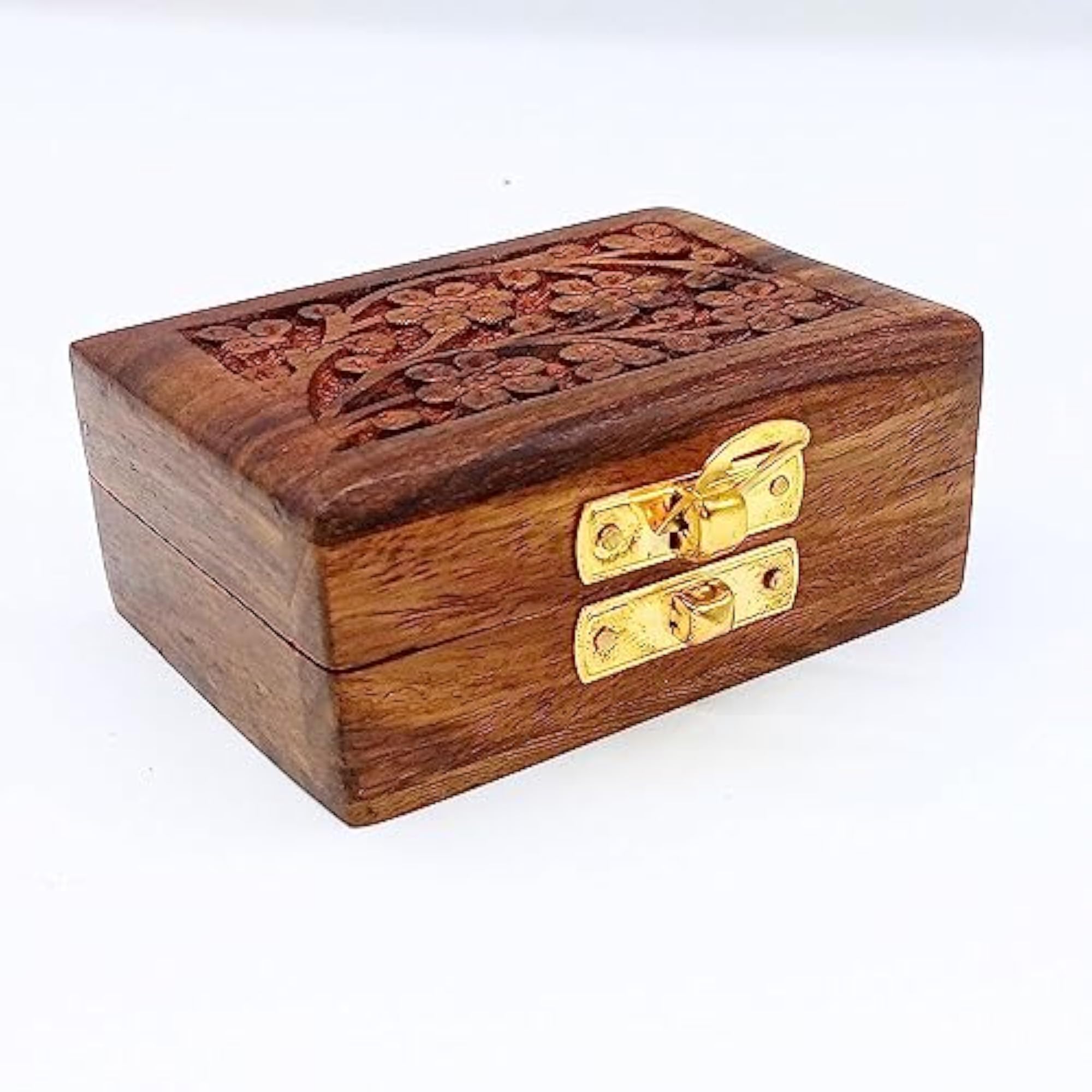 Wood Small Storage Box for Jewelry and Gifts