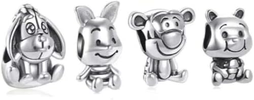 Miniatura 3 de Bolenvi Lindo dije de cuentas de personajes de dibujos animados compatible con Pandora y pulseras similares, collares y joyas de bricolaje,